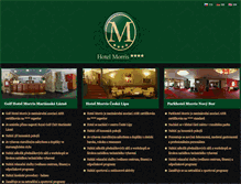 Tablet Screenshot of hotelmorris.cz